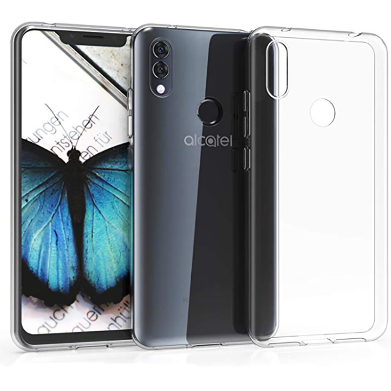 Alcatel 5V Uyumlu Kılıf Zore Süper Silikon Kapak
