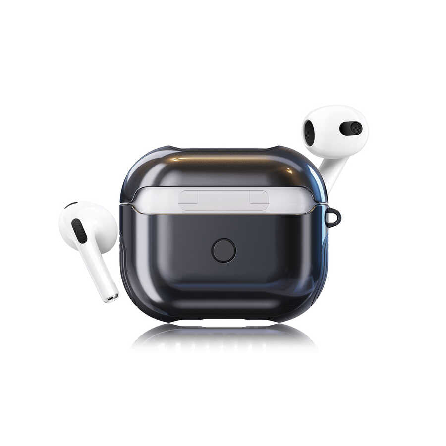 Apple Airpods 3. Nesil Uyumlu Kılıf Zore Shockproof Silikon