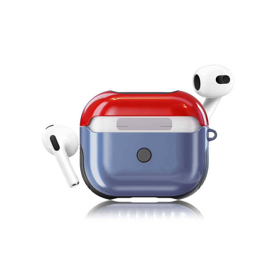Apple Airpods 3. Nesil Uyumlu Kılıf Zore Shockproof Silikon