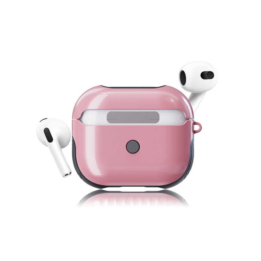 Apple Airpods 3. Nesil Uyumlu Kılıf Zore Shockproof Silikon