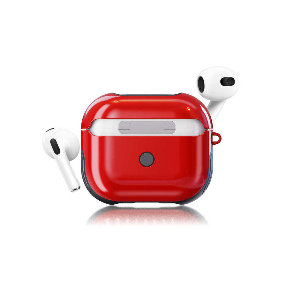 Apple Airpods 3. Nesil Uyumlu Kılıf Zore Shockproof Silikon