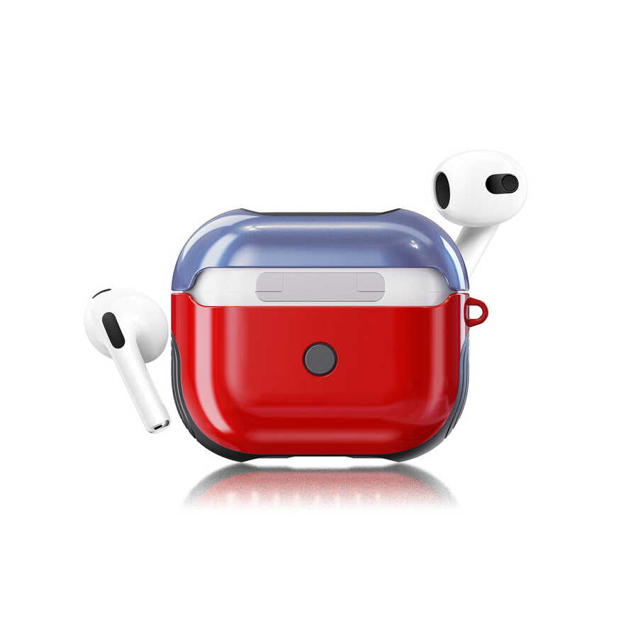 Apple Airpods 3. Nesil Uyumlu Kılıf Zore Shockproof Silikon