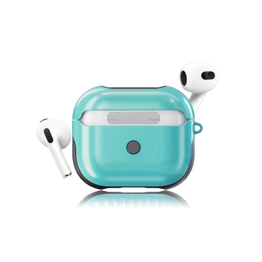 Apple Airpods 3. Nesil Uyumlu Kılıf Zore Shockproof Silikon
