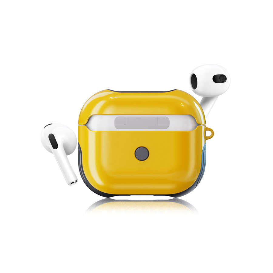 Apple Airpods 3. Nesil Uyumlu Kılıf Zore Shockproof Silikon