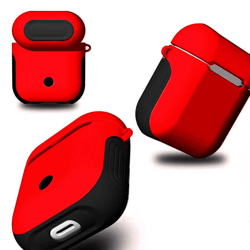 Apple Airpods Uyumlu Kılıf Zore Shockproof Silikon