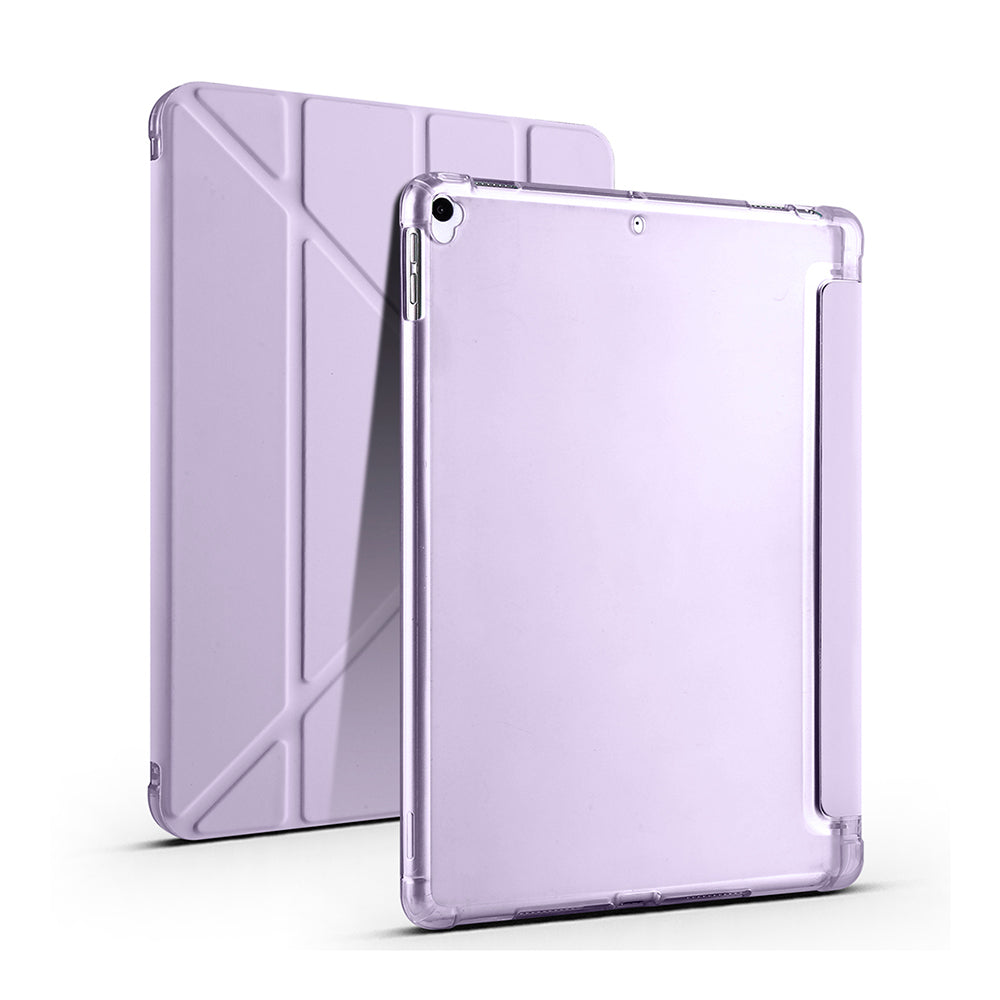 Apple iPad 10.2 (8.Nesil) Uyumlu Kılıf Zore Tri Folding Kalem Bölmeli Standlı Kılıf