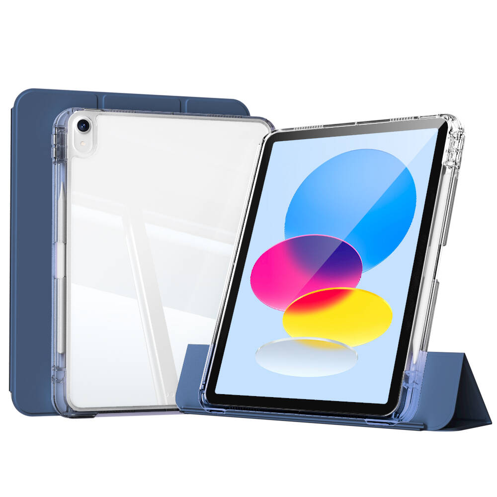 Apple iPad 10.9 2022 (10.Nesil) Uyumlu Kılıf Magnetik Ayrılabilen Airbagli Zore Sliding Tablet Kılıfı