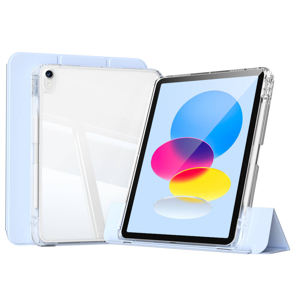 Apple iPad 10.9 2022 (10.Nesil) Uyumlu Kılıf Magnetik Ayrılabilen Airbagli Zore Sliding Tablet Kılıfı