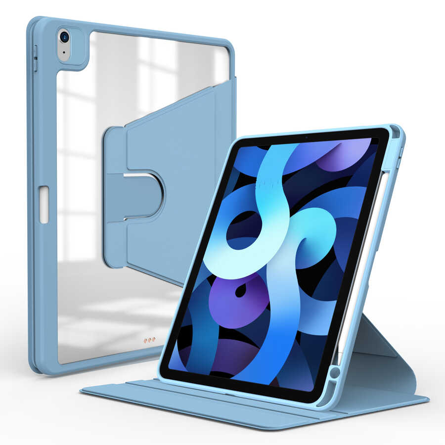 Apple iPad 10.9 2022 (10.Nesil) Uyumlu Kılıf Zore Nayn Dönebilen Standlı Kılıf