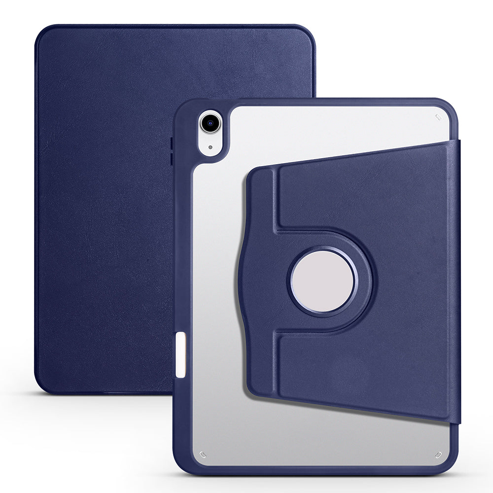 Apple iPad 10.9 2022 (10.Nesil) Uyumlu Kılıf Zore Termik Kalem Bölmeli Dönebilen Standlı Kılıf
