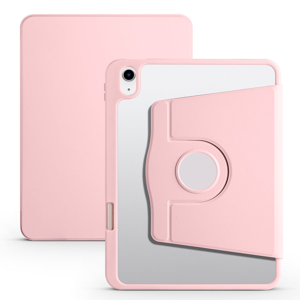 Apple iPad 10.9 2022 (10.Nesil) Uyumlu Kılıf Zore Termik Kalem Bölmeli Dönebilen Standlı Kılıf