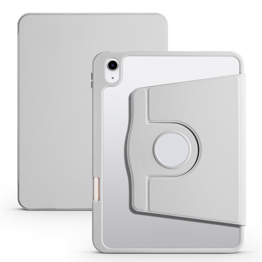 Apple iPad 10.9 2022 (10.Nesil) Uyumlu Kılıf Zore Termik Kalem Bölmeli Dönebilen Standlı Kılıf