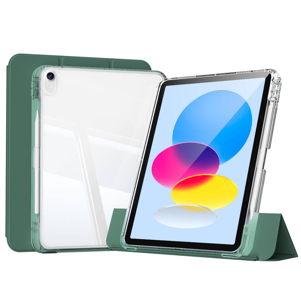 Apple iPad 11.Nesil 2025 Uyumlu Kılıf Magnetik Ayrılabilen Airbagli Zore Sliding Tablet Kılıfı