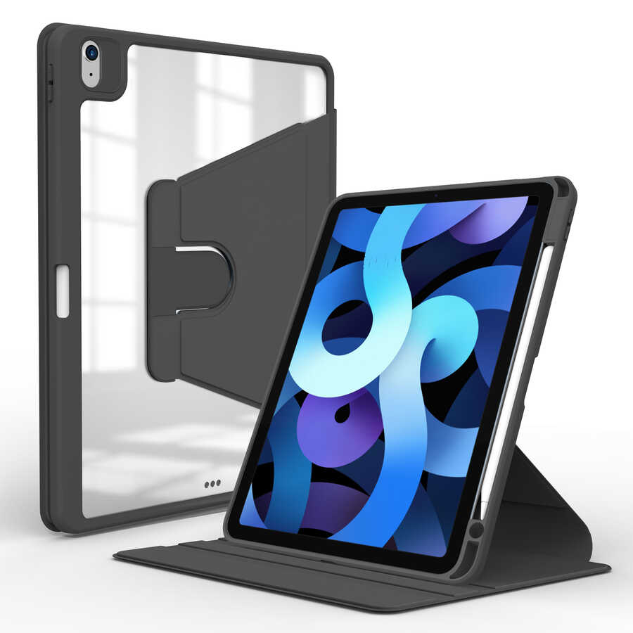 Apple iPad 11.Nesil 2025 Uyumlu Kılıf Zore Nayn Dönebilen Standlı Kılıf
