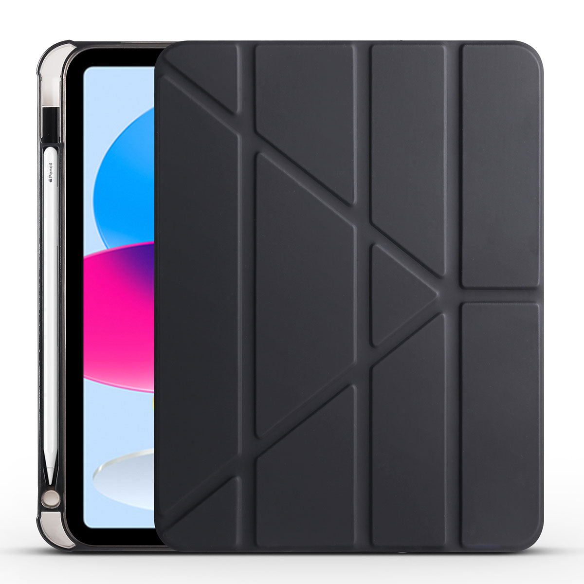 Apple iPad 11.Nesil 2025 Uyumlu Kılıf Zore Tri Folding Kalem Bölmeli Standlı Kılıf
