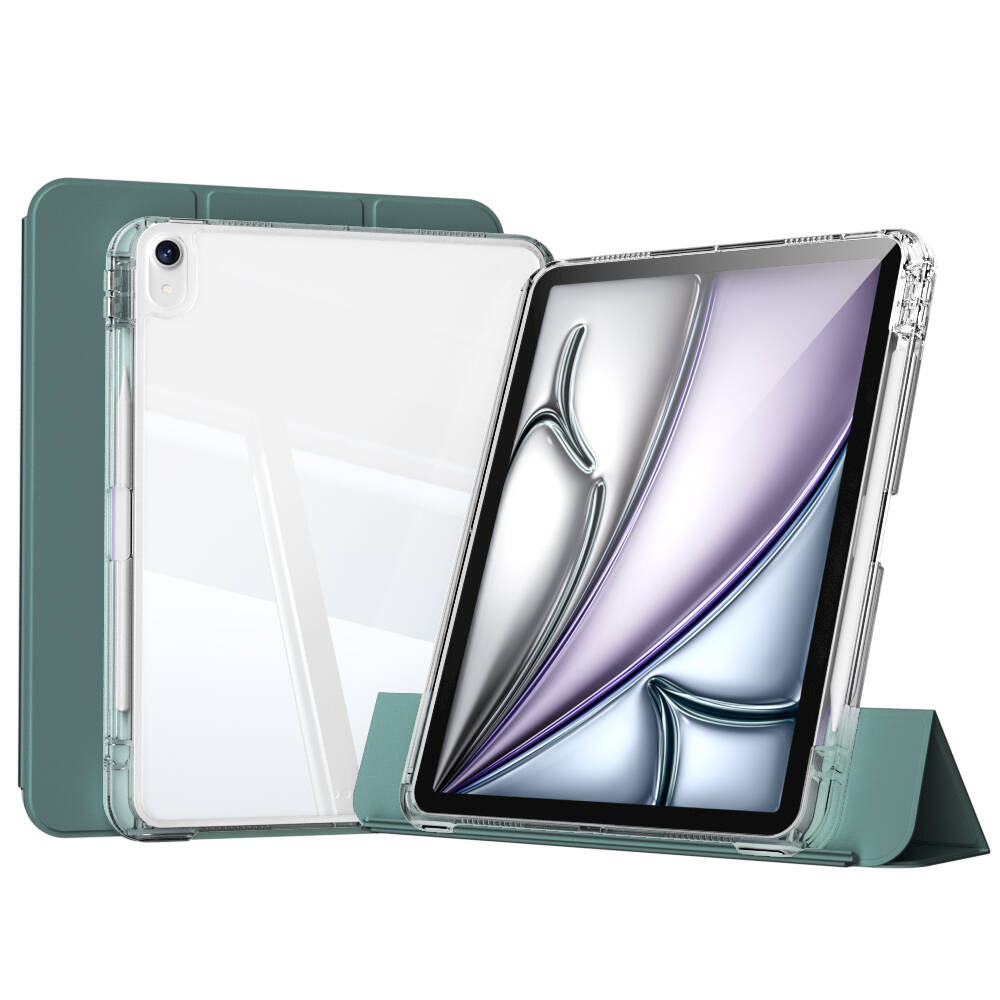Apple iPad Air 11 2024 Uyumlu Kılıf Magnetik Ayrılabilen Airbagli Zore Sliding Tablet Kılıfı