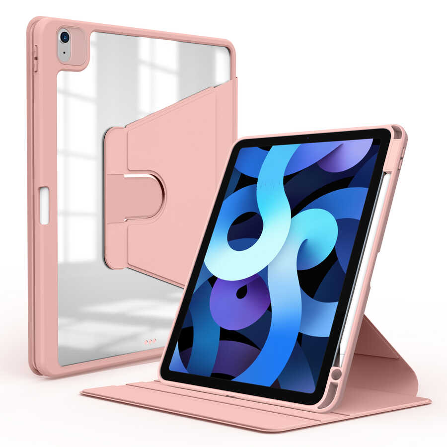 Apple iPad Air 11 2024 Uyumlu Kılıf Zore Nayn Dönebilen Standlı Kılıf
