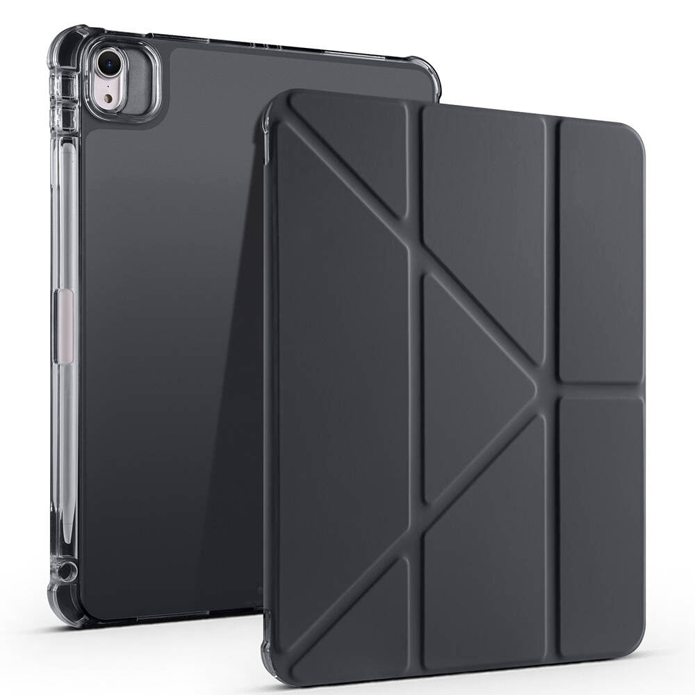 Apple iPad Air 11 2024 Uyumlu Kılıf Zore Tri Folding Kalem Bölmeli Standlı Kılıf