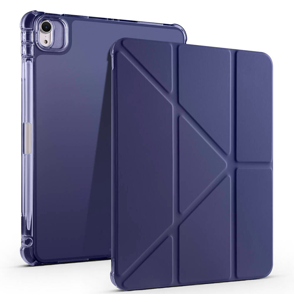 Apple iPad Air 11 2024 Uyumlu Kılıf Zore Tri Folding Kalem Bölmeli Standlı Kılıf