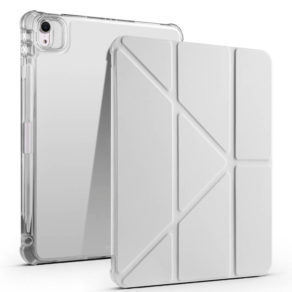 Apple iPad Air 11 2024 Uyumlu Kılıf Zore Tri Folding Kalem Bölmeli Standlı Kılıf
