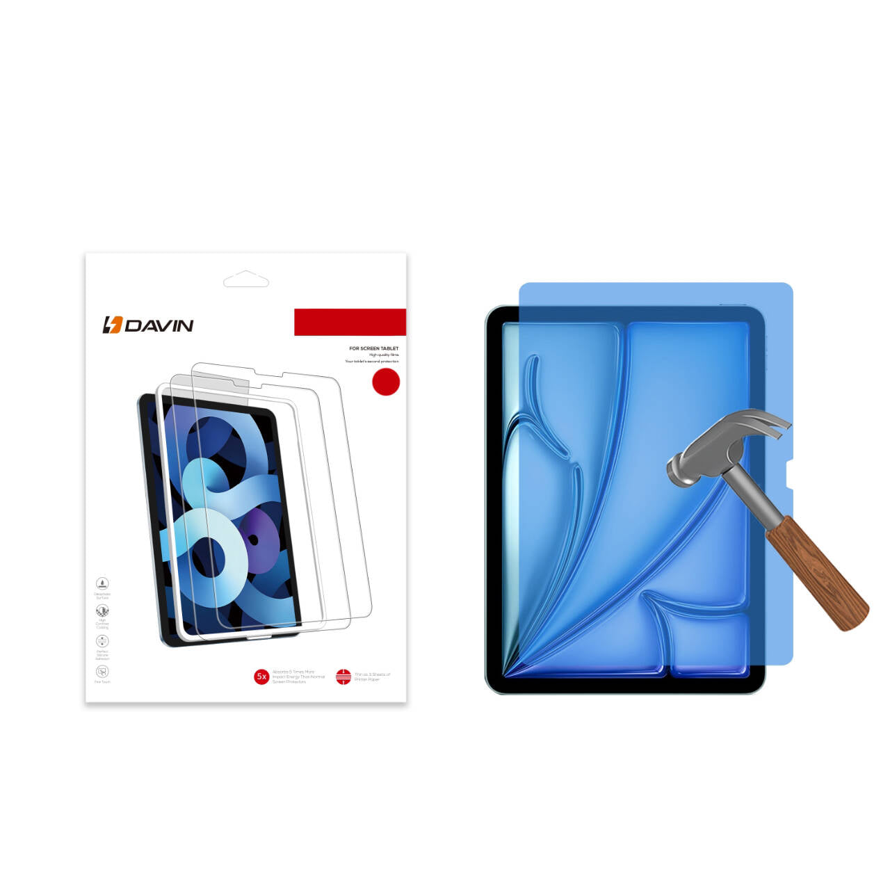Apple iPad Air 11 2025 M3 Davin Tablet Nano Ekran Koruyucu
