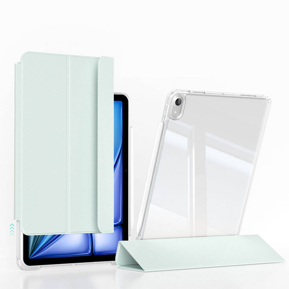 Apple iPad Air 11 2025 M3 Uyumlu Kılıf Magnetik Ayrılabilen Airbagli Zore Sliding Tablet Kılıfı