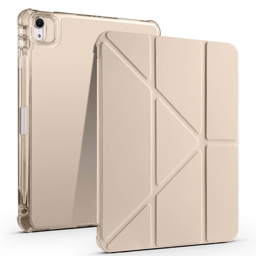 Apple iPad Air 11 2025 M3 Uyumlu Kılıf Zore Tri Folding Kalem Bölmeli Standlı Kılıf
