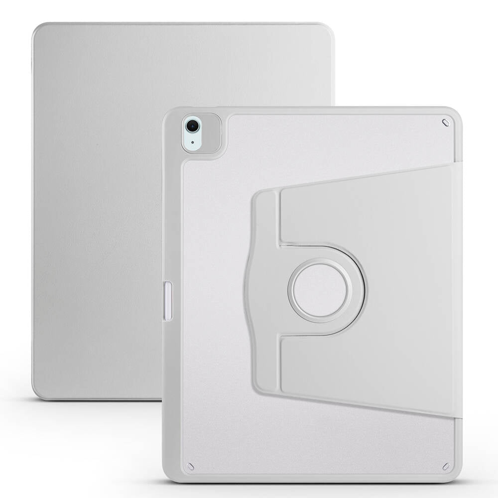 Apple iPad Air 13 2024 Uyumlu Kılıf Zore Termik Kalem Bölmeli Dönebilen Standlı Kılıf