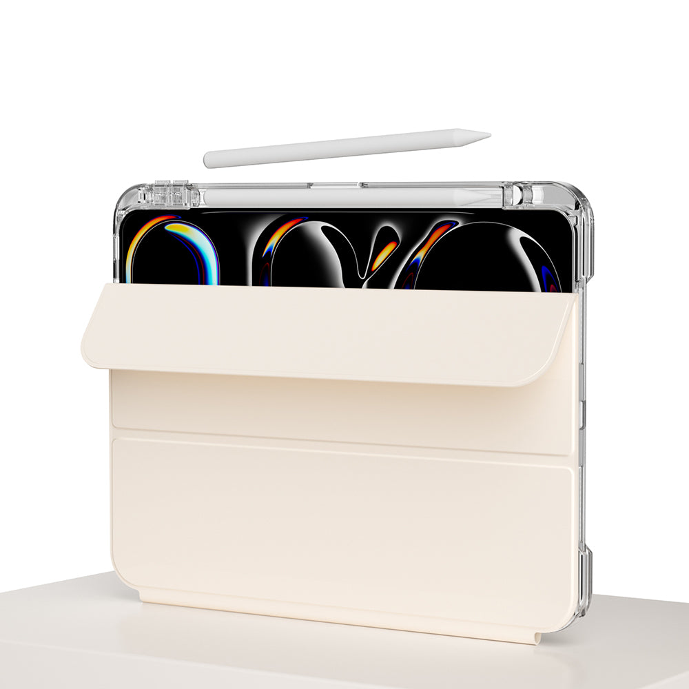 Apple iPad Air 13 2025 M3 Uyumlu Kılıf Magnetik Ayrılabilen Airbagli Zore Sliding Tablet Kılıfı