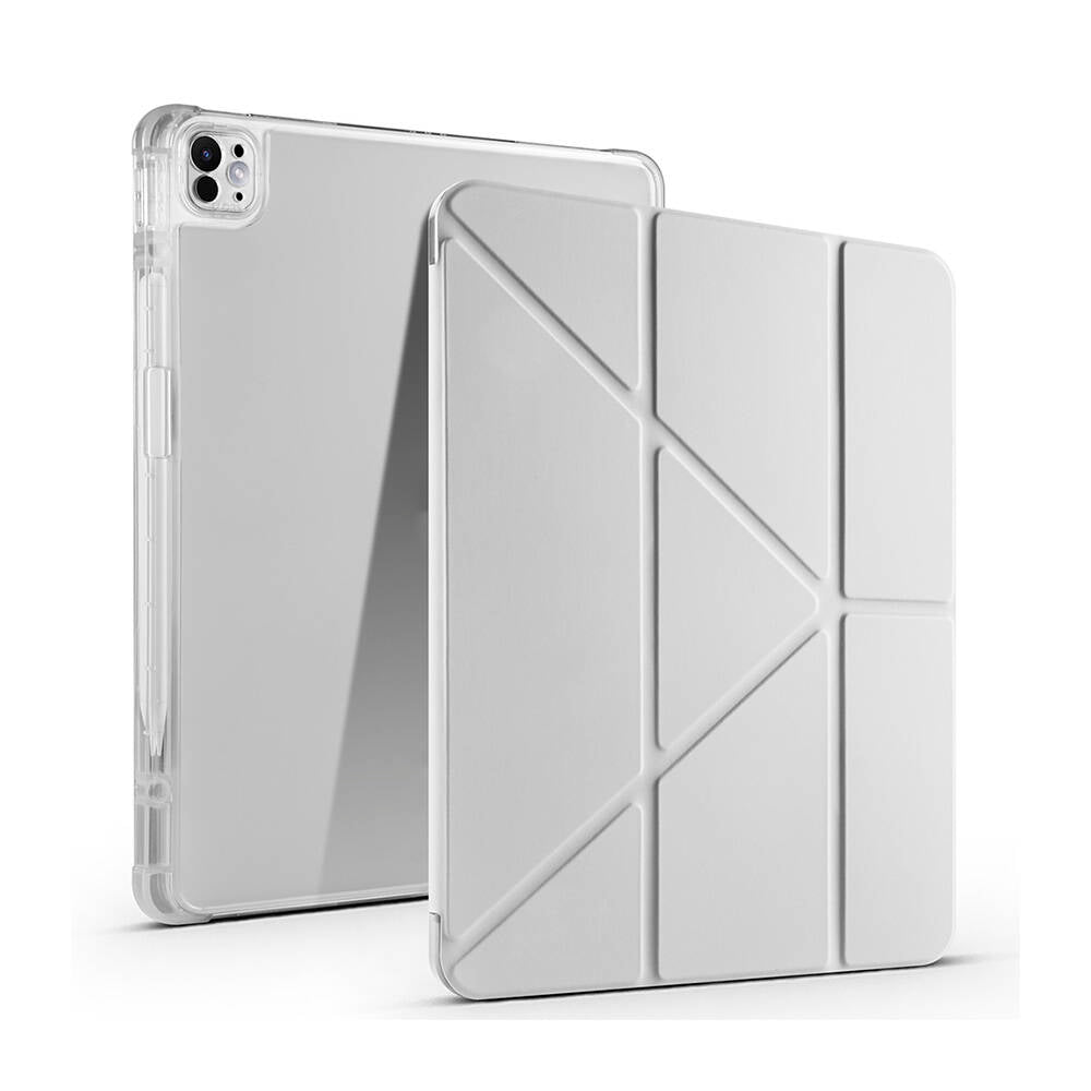 Apple iPad Air 13 2025 M3 Uyumlu Kılıf Zore Tri Folding Kalem Bölmeli Standlı Kılıf