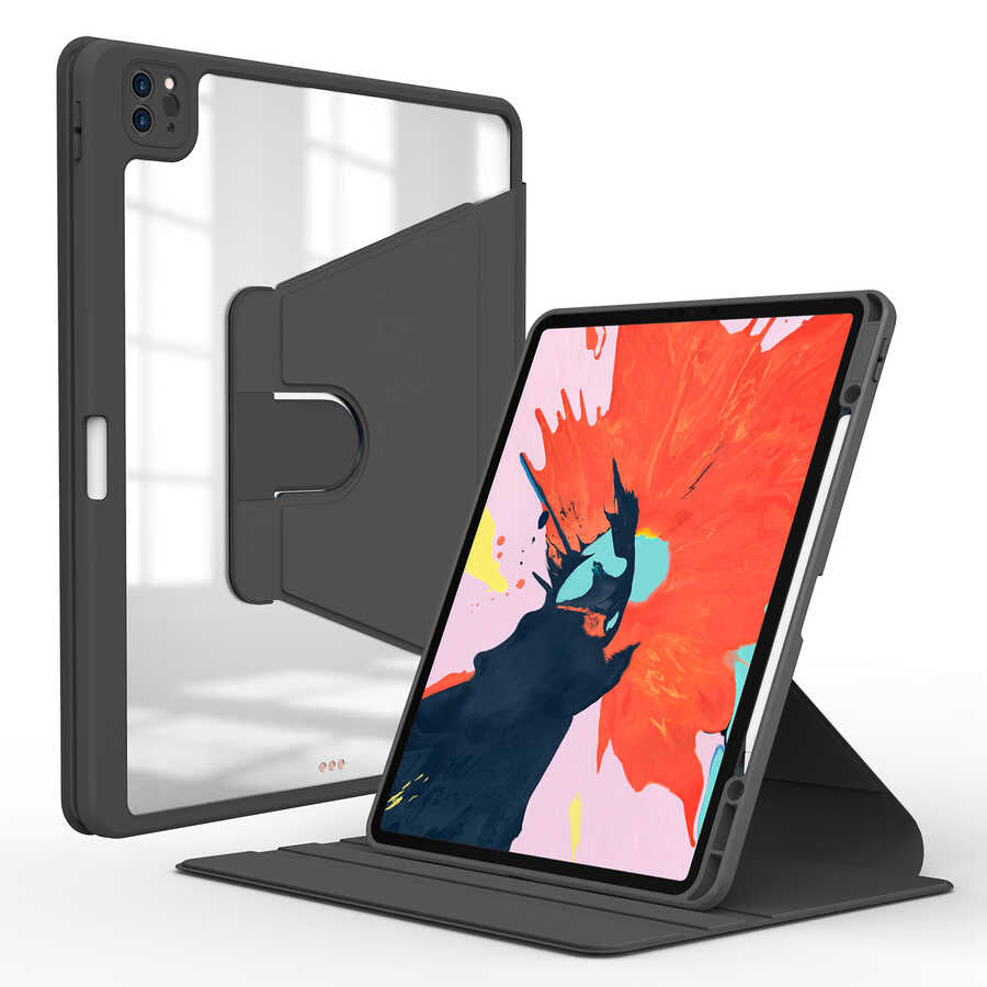 Apple iPad Pro 11 2021 (3.Nesil) Uyumlu Kılıf Zore Nayn Dönebilen Standlı Kılıf