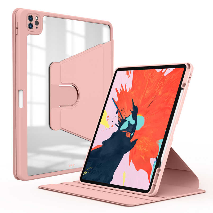 Apple iPad Pro 11 2022 M2 Uyumlu Kılıf Zore Nayn Dönebilen Standlı Kılıf