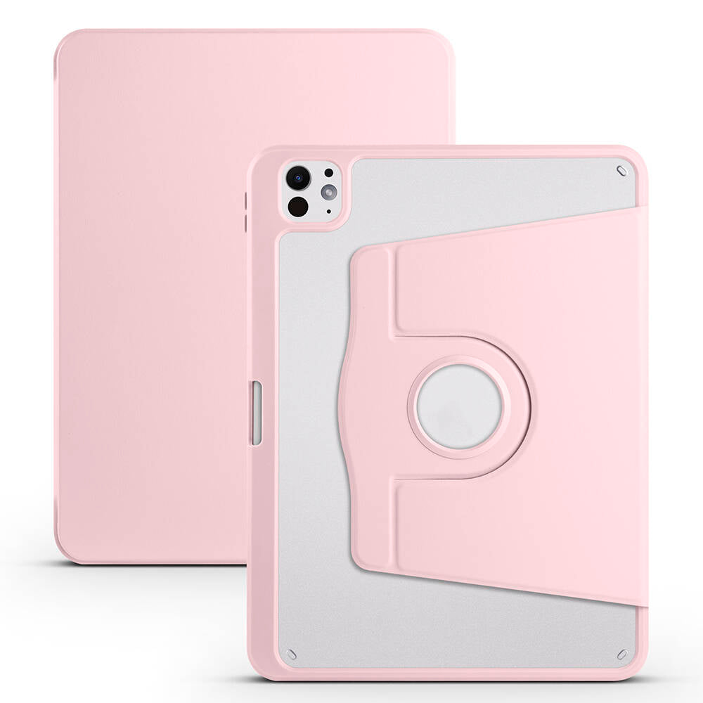Apple iPad Pro 11 2024 Uyumlu Kılıf Zore Termik Kalem Bölmeli Dönebilen Standlı Kılıf