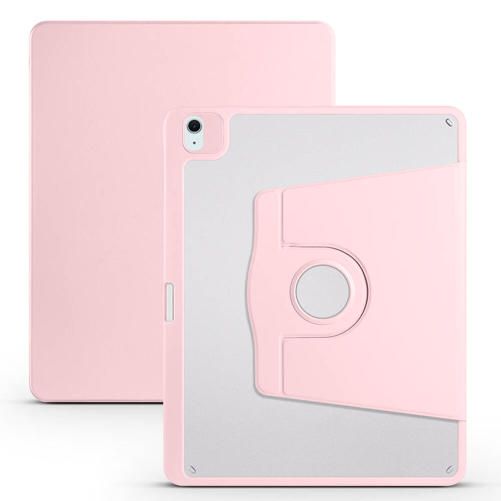 Apple iPad Pro 12.9 2022 M2 Uyumlu Kılıf Zore Termik Kalem Bölmeli Dönebilen Standlı Kılıf