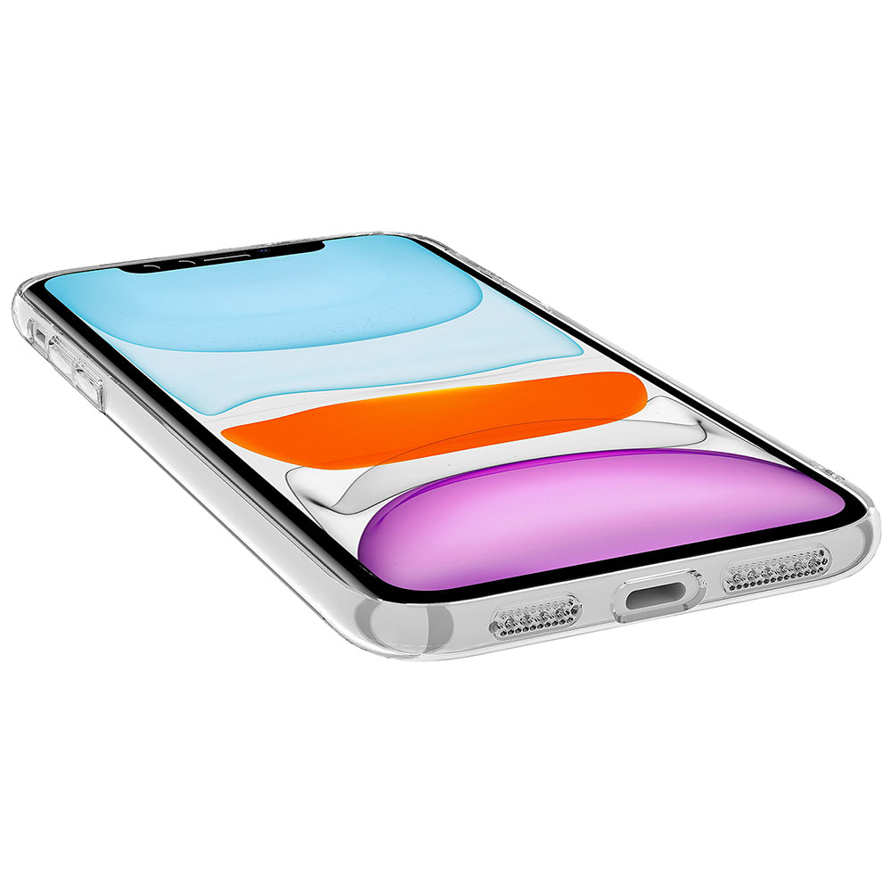 Apple iPhone 11 Kamera Korumalı M-Safe Şarj Özellikli Şeffaf Zore London Sert PC Kapak