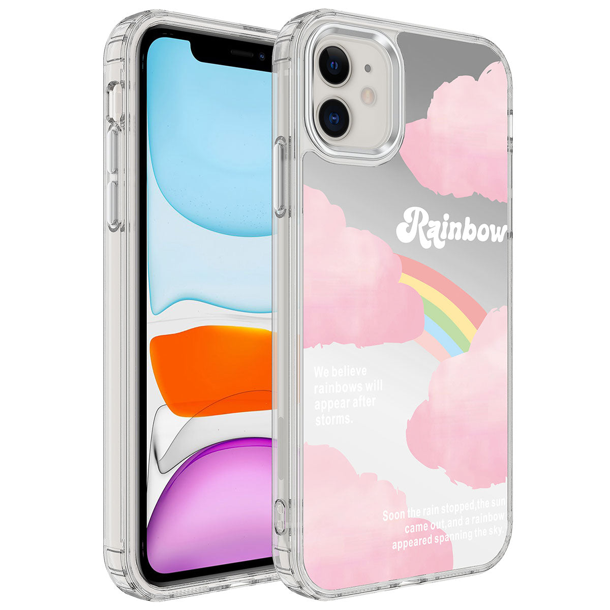 Apple iPhone 11 Uyumlu Kılıf Airbagli Parlak Tasarımlı Zore Mimbo Kapak