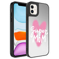 Apple iPhone 11 Uyumlu Kılıf Aynalı Desenli Kamera Korumalı Parlak Zore Mirror Kapak