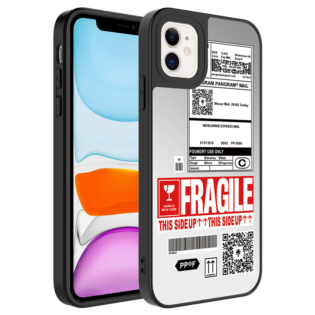 Apple iPhone 11 Uyumlu Kılıf Aynalı Desenli Kamera Korumalı Parlak Zore Mirror Kapak