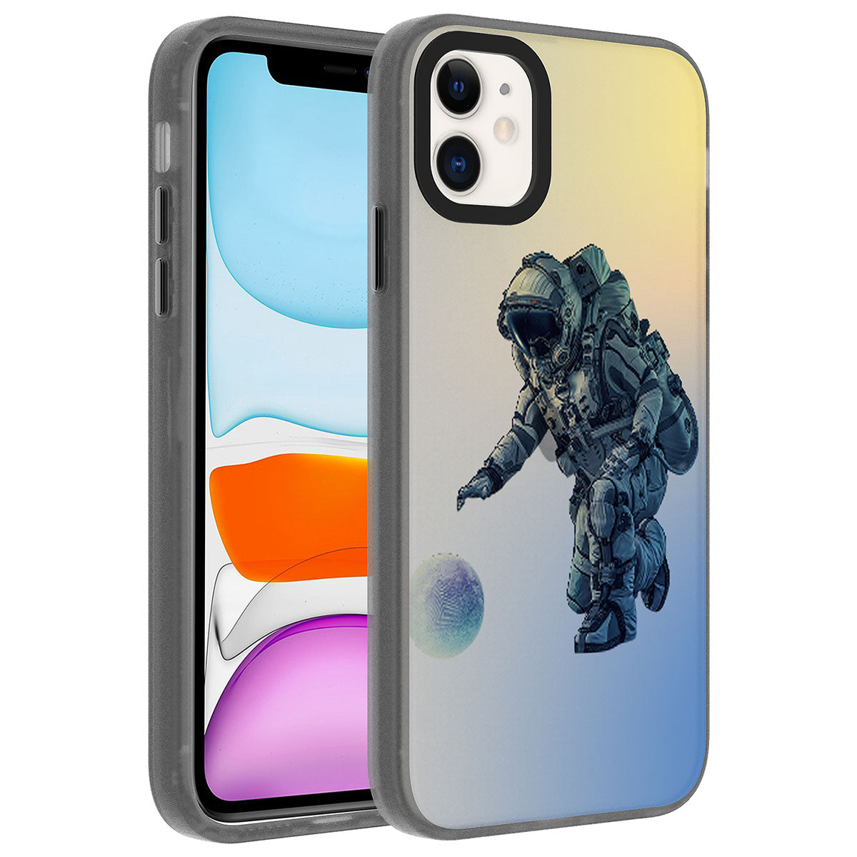 Apple iPhone 11 Uyumlu Kılıf Desenli Zore Dragon Sert Kapak