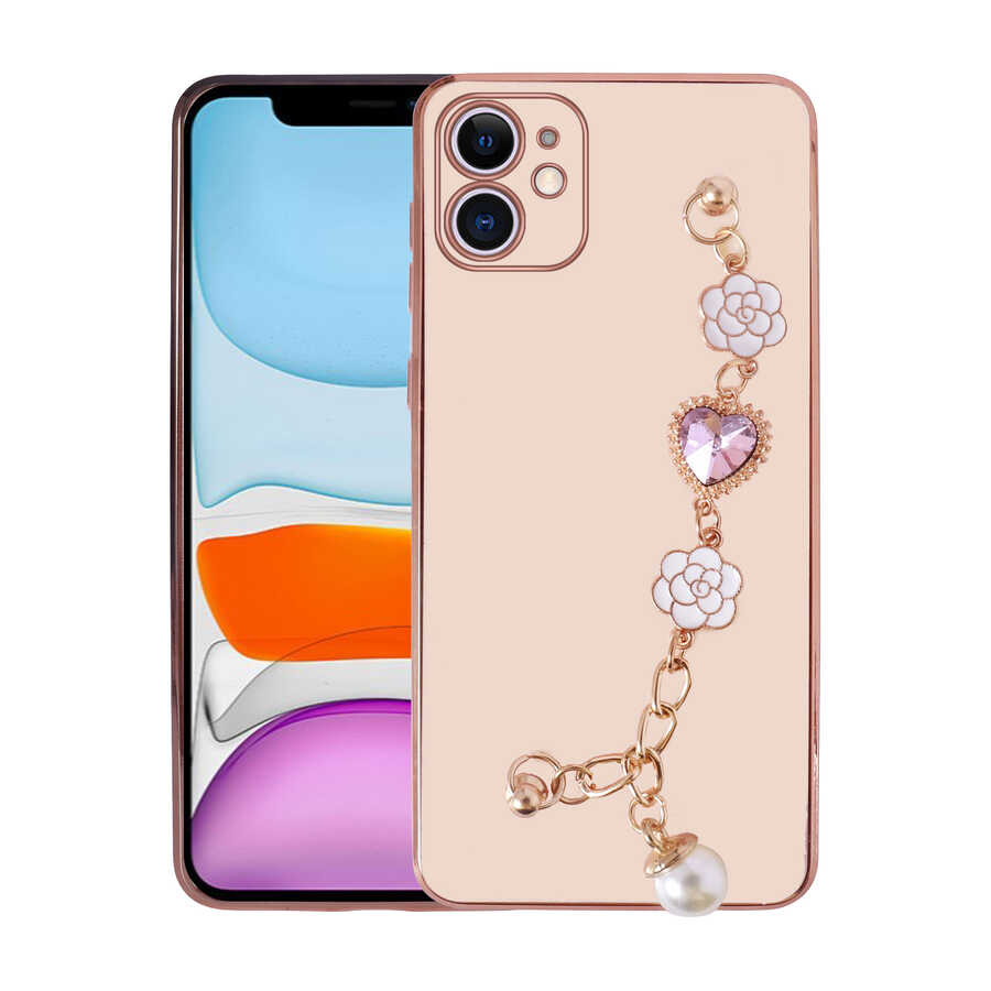 Apple iPhone 11 Uyumlu Kılıf El Tutamaçlı Kamera Korumalı Zore Taka Silikon Kapak