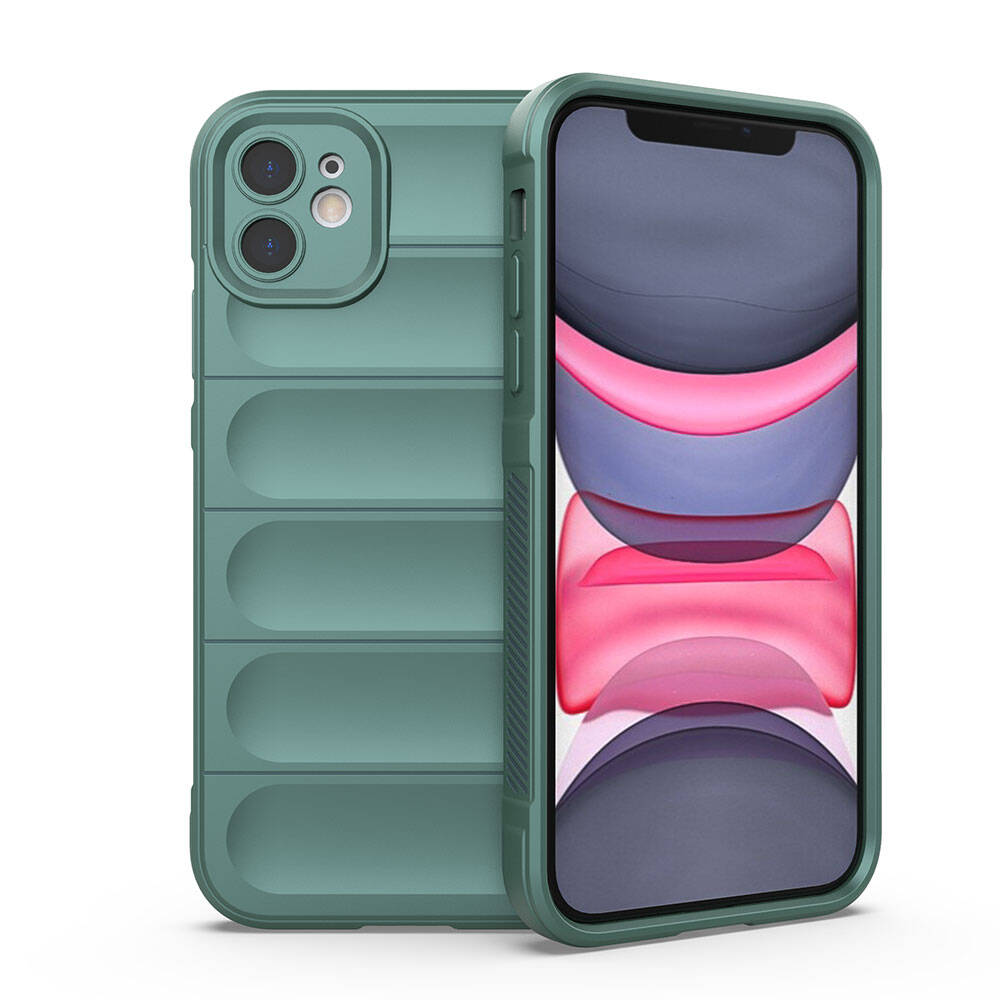 Apple iPhone 11 Uyumlu Kılıf Esnek TPU Oyuklu Arka Yüzey Tasarımlı Zore Etnik Silikon Kapak