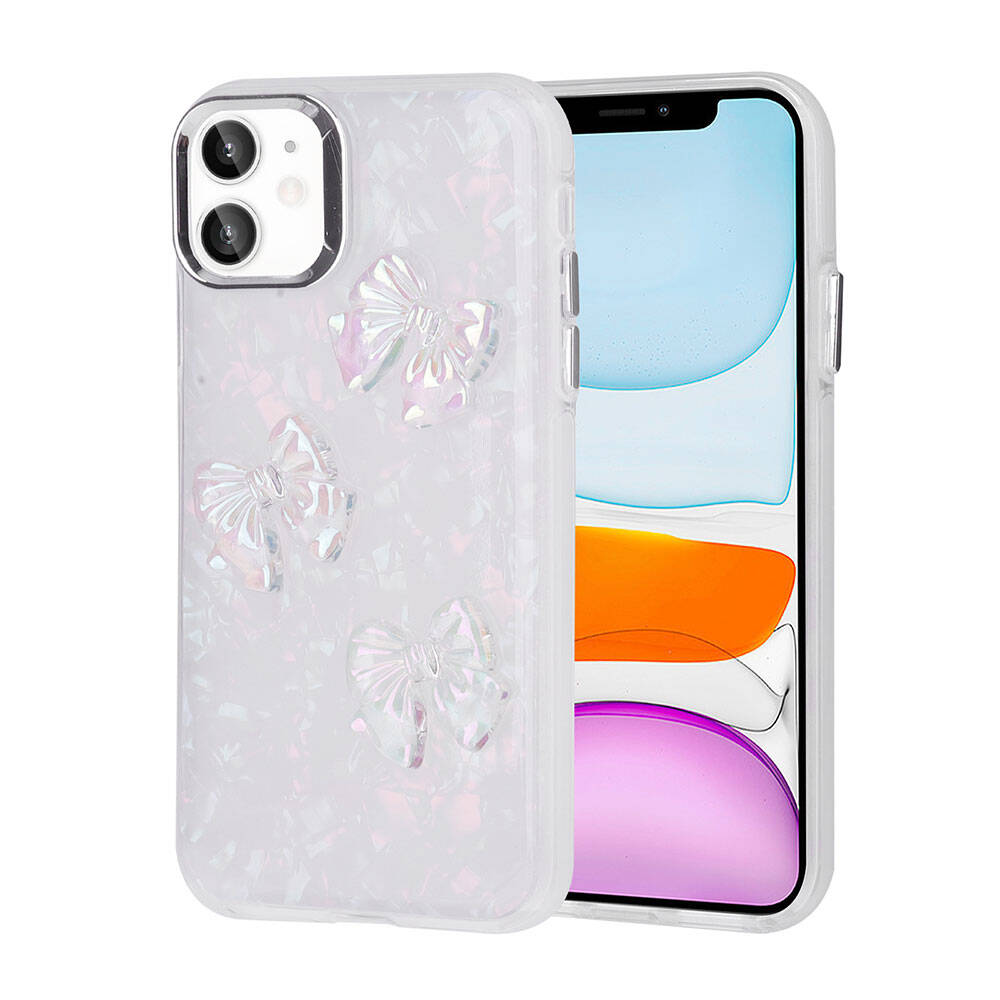 Apple iPhone 11 Uyumlu Kılıf Kabartma Figürlü Parlak Zore Eralli Silikon Kapak