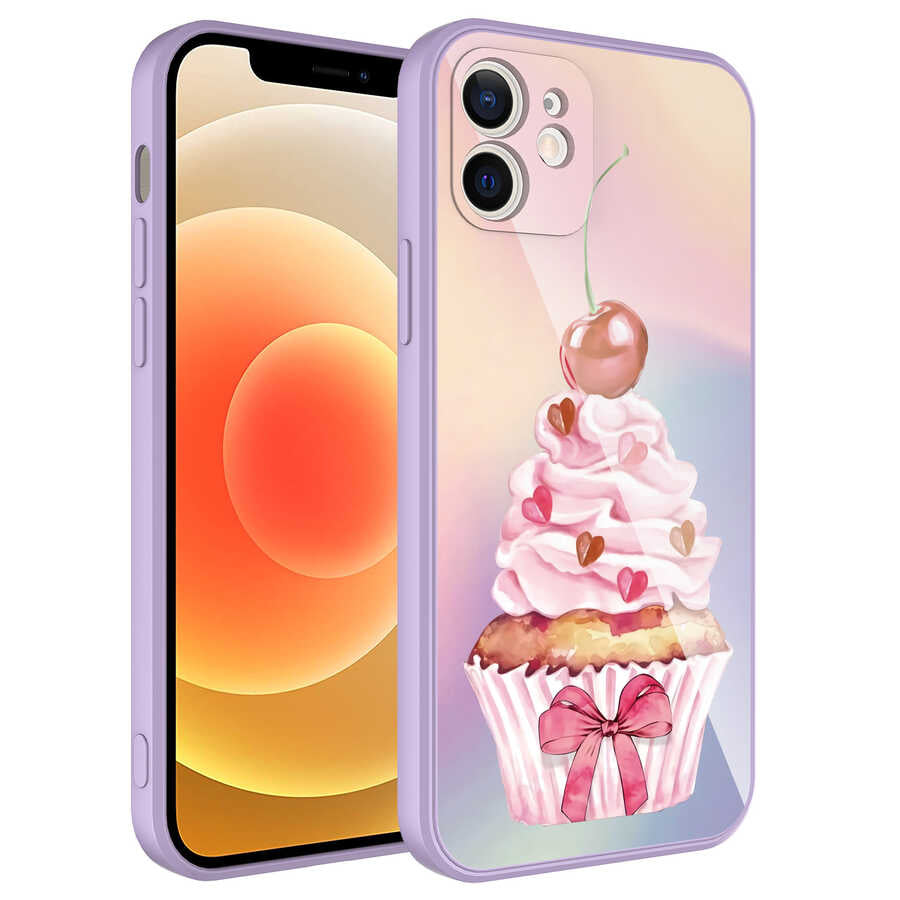 Apple iPhone 11 Uyumlu Kılıf Kamera Korumalı Desenli Sert Silikon Zore Epoksi Kapak