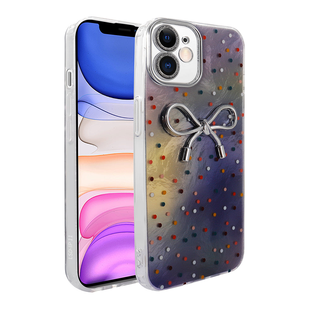 Apple iPhone 11 Uyumlu Kılıf Kamera Korumalı Figürlü Zore Ponti Silikon Kapak