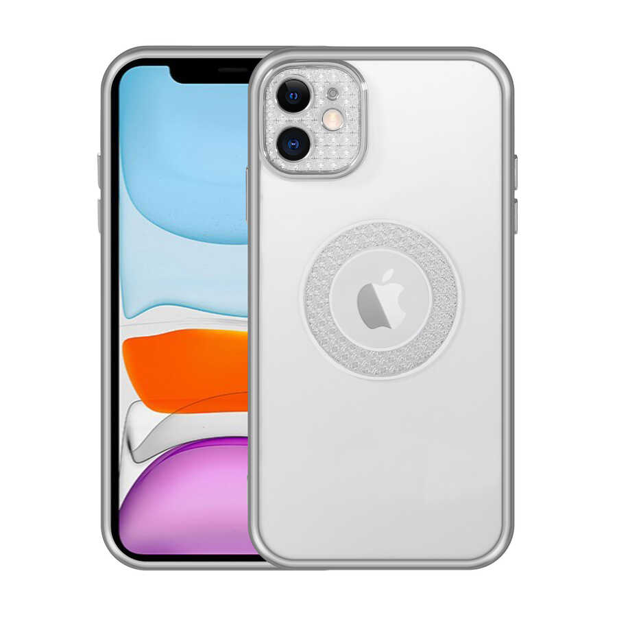 Apple iPhone 11 Uyumlu Kılıf Kamera Korumalı Logo Gösteren Zore Esta Kapak
