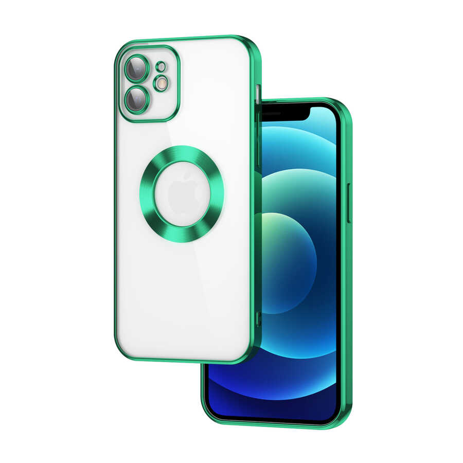 Apple iPhone 11 Uyumlu Kılıf Kamera Korumalı Logo Gösteren Zore Omega Kapak