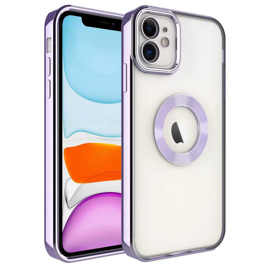Apple iPhone 11 Uyumlu Kılıf Kamera Korumalı Logo Gösteren Zore Omega Kapak