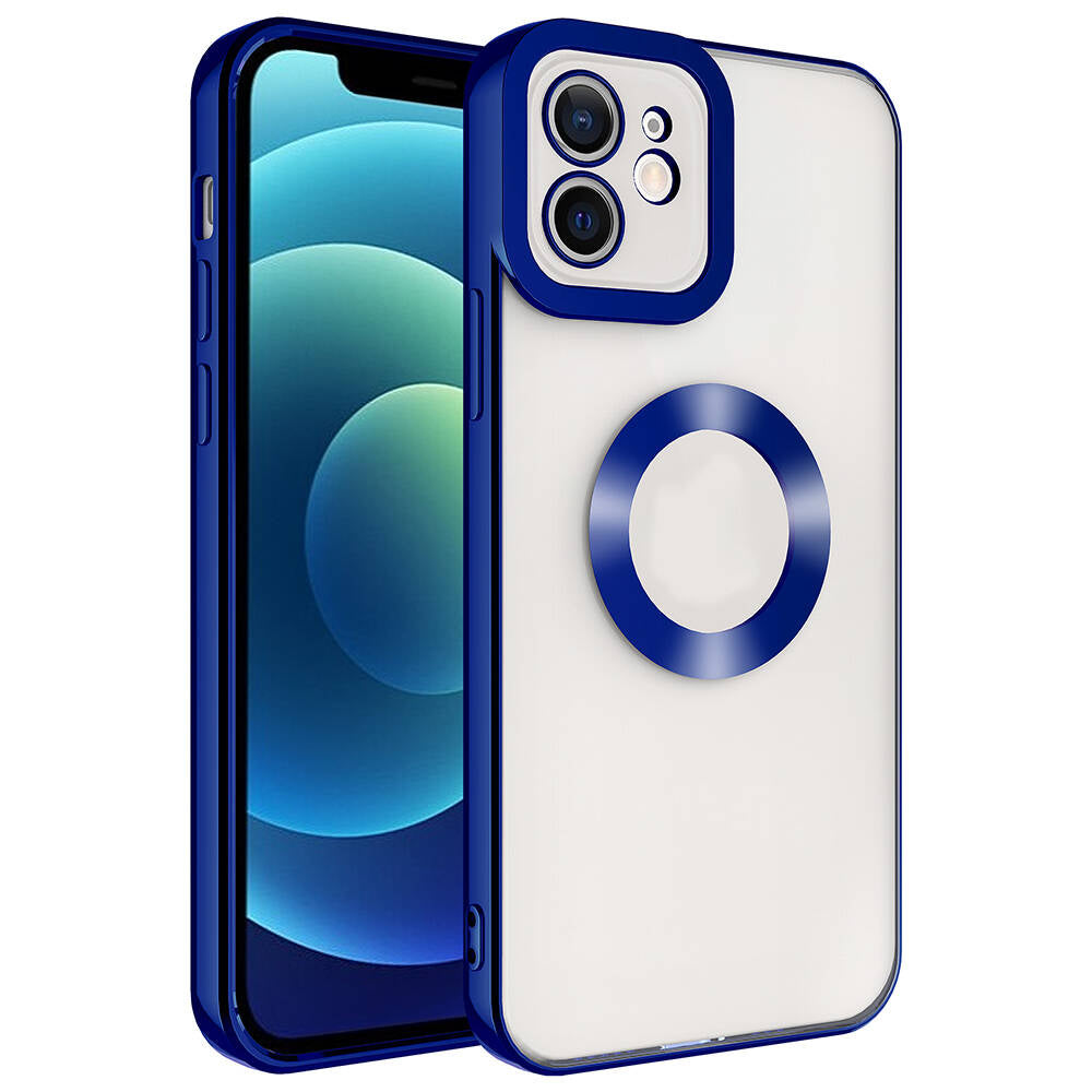 Apple iPhone 11 Uyumlu Kılıf Kamera Korumalı Logo Gösteren Zore Omega Kapak