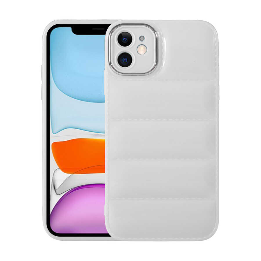 Apple iPhone 11 Uyumlu Kılıf Kamera Korumalı Parlak Airbag'li Zore Galya Kapak