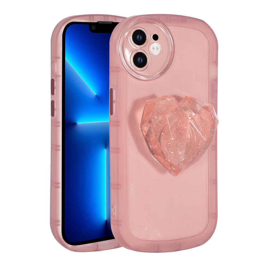 Apple iPhone 11 Uyumlu Kılıf Kamera Korumalı Pop Soketli Renkli Zore Ofro Kapak